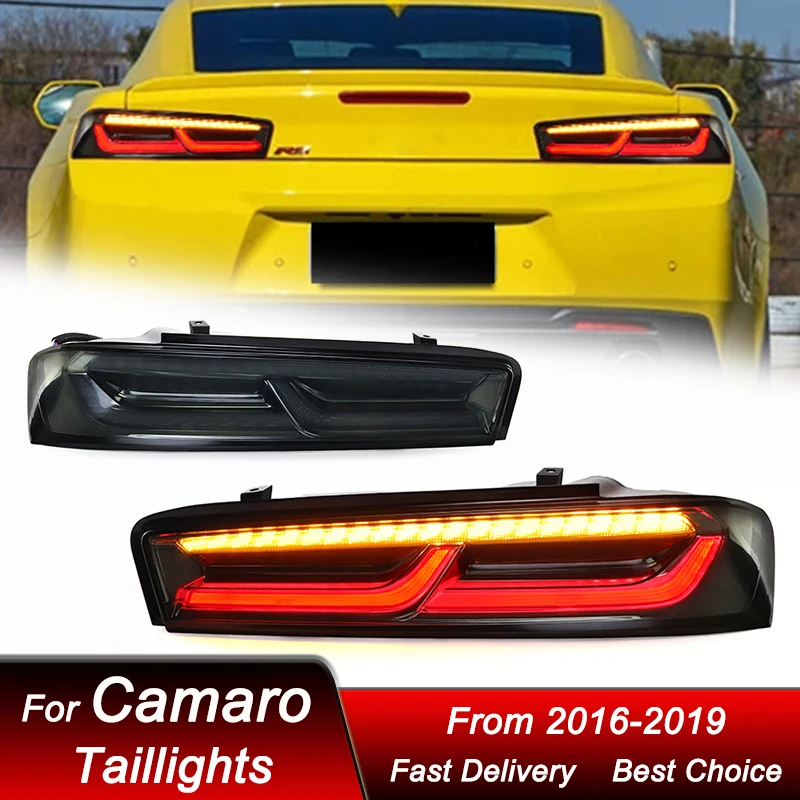 Автомобильные задние фонари для Chevrolet Camaro 2016-2019, новый стиль, полный светодиодный, динамический сигнал поворота, задний фонарь в сборе
Автомобильные задние фонари для Chevrolet Camaro 2016-2019, новый стиль, полный светодиодный, динамический сигнал поворота, задний фонарь в сборе