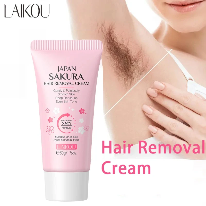 LAIKOU Hair Removal Cream For Men Women Gentle Painless Body Intimate Areas Legs Underarms Moisturizing Smooth Skin Care 50g
LAIKOU Hair Removal Cream For Men Women Gentle Painless Body Intimate Areas Legs Underarms Moisturizing Smooth Skin Care 50g