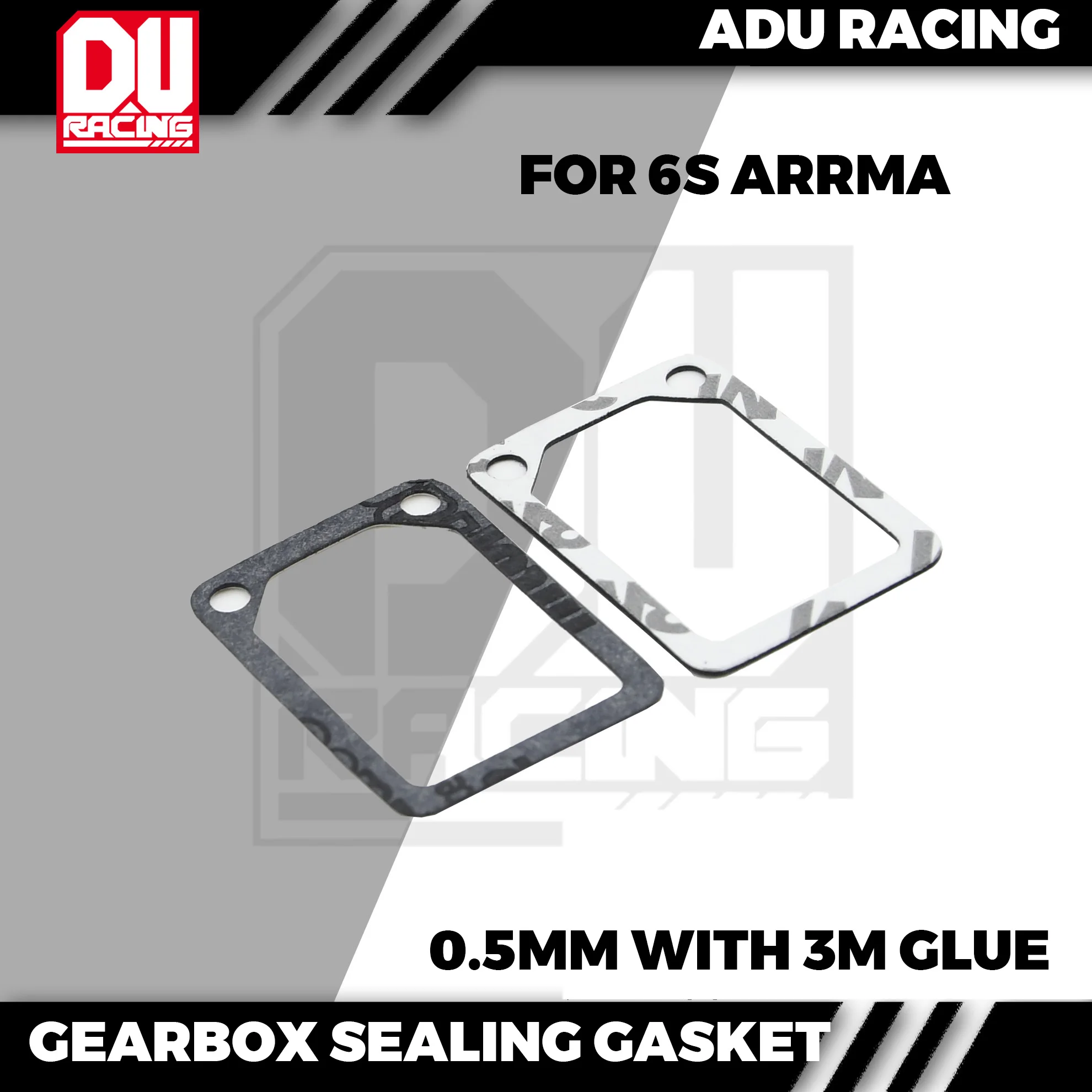 ADU RACING GEARBOX SEALING GASKET WITH 3M GLUE FOR ARRMA 6S ARA311190
ADU RACING GEARBOX SEALING GASKET WITH 3M GLUE FOR ARRMA 6S ARA311190