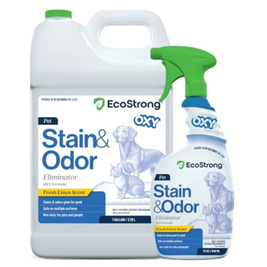 Oxy Pet Carpet Cleaner Spray Pet Stain Remover for Pet Urine, Cat Pee, Dog Poop Deep Spot Treating Action on Carpeting, Upholst
Oxy Pet Carpet Cleaner Spray Pet Stain Remover for Pet Urine, Cat Pee, Dog Poop Deep Spot Treating Action on Carpeting, Upholst