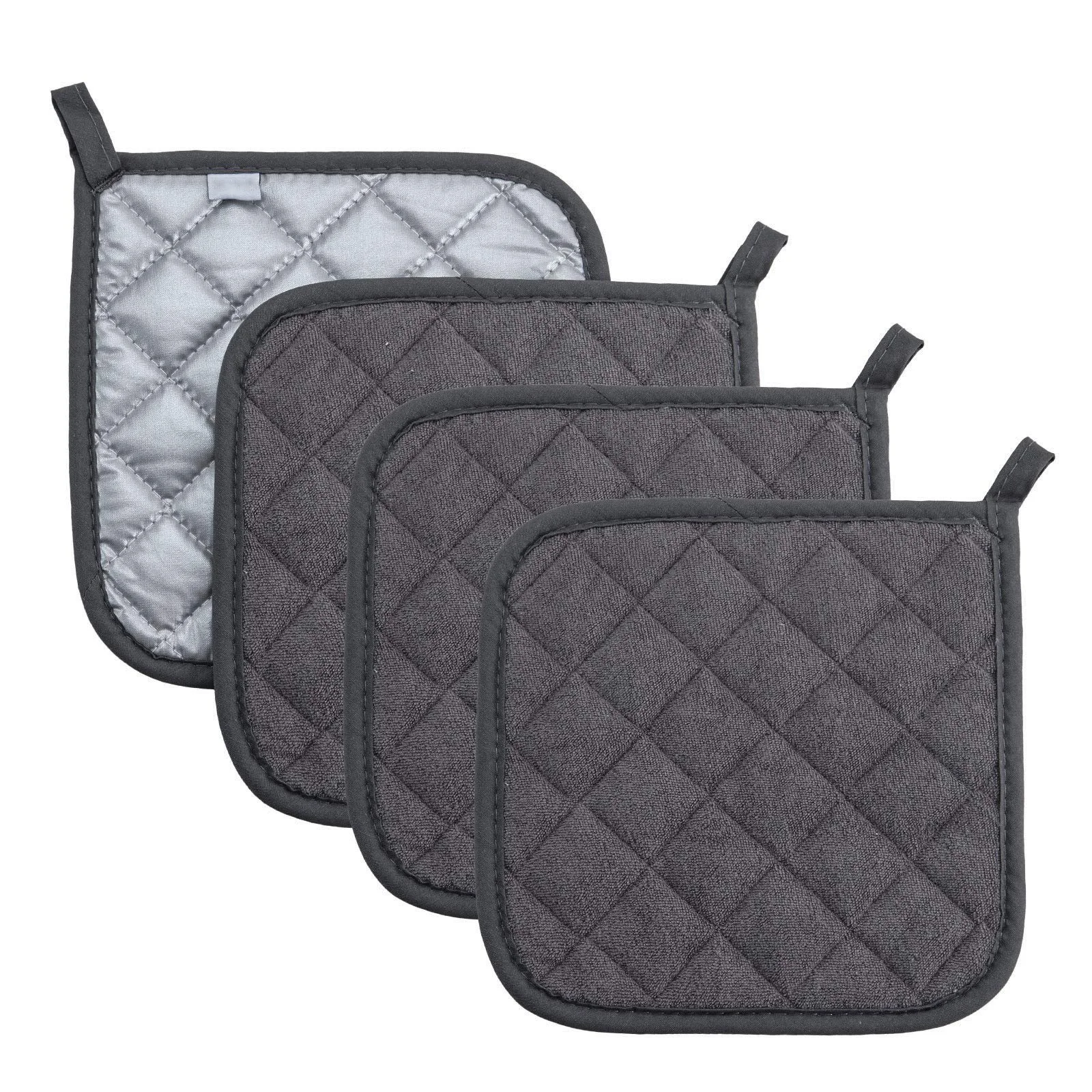 4 Pack Pot Holders,Hot Pads for Kitchen, Countertops, Oven Pot Holders Bulk, Potholders Sets for Kitchens Heat Resistant
4 Pack Pot Holders,Hot Pads for Kitchen, Countertops, Oven Pot Holders Bulk, Potholders Sets for Kitchens Heat Resistant