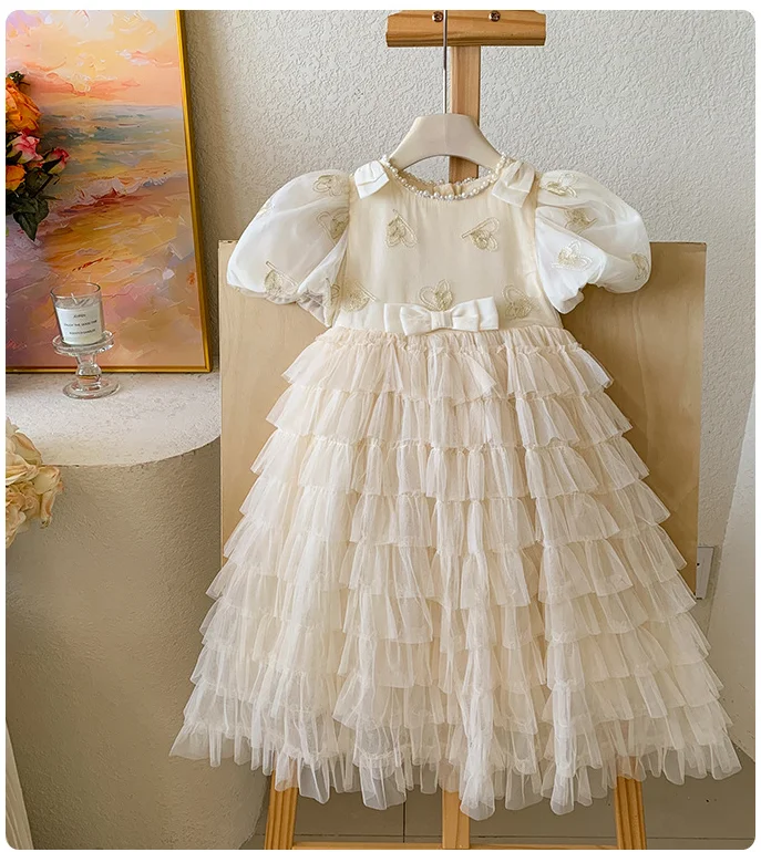New Baby Summer Girls Mesh Cake Dress, Princess Kids Fashion Party Dresses 3-8 T
New Baby Summer Girls Mesh Cake Dress, Princess Kids Fashion Party Dresses 3-8 T