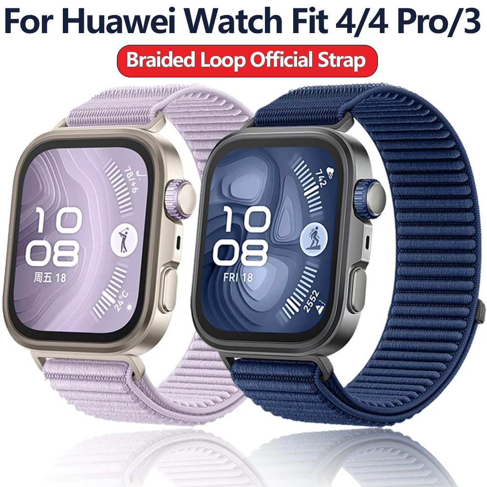 Braided Loop Official Strap for Huawei Watch Fit 4 Pro/Fit 4 Nylon Bracelet Accessories for Huawei Watch Fit 3/4 Sport Watchband
Braided Loop Official Strap for Huawei Watch Fit 4 Pro/Fit 4 Nylon Bracelet Accessories for Huawei Watch Fit 3/4 Sport Watchband