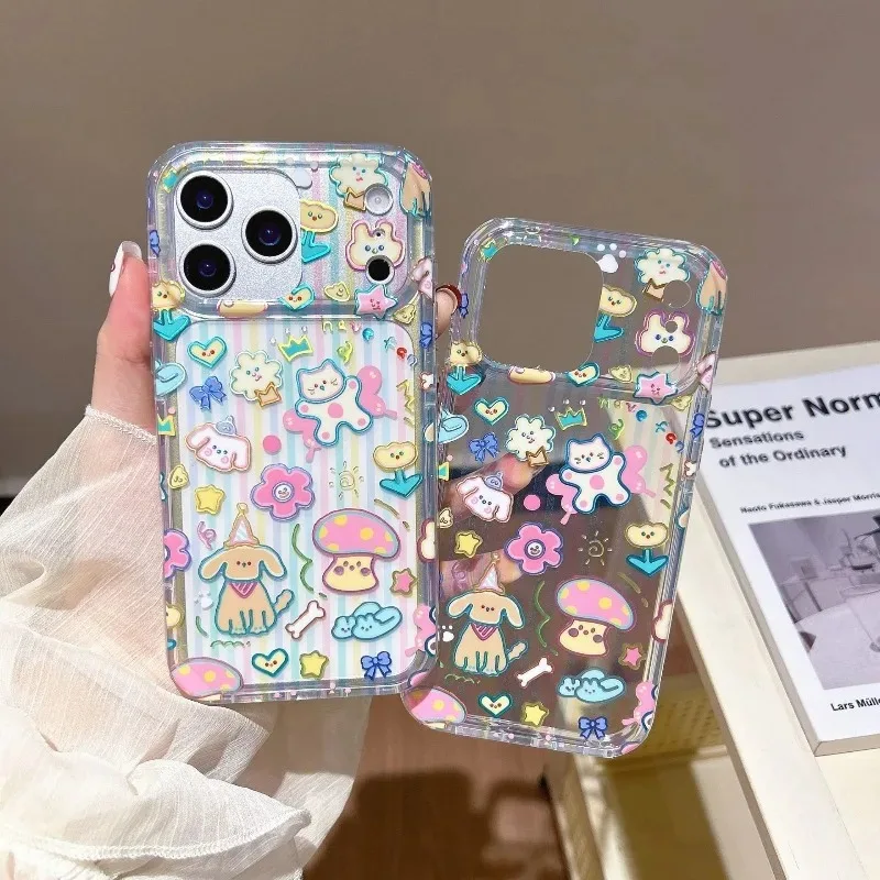 Cartoon Colored Puppy Mushroom Case For IPhone 17 16 14 15 Pro Max Transparent Clear Soft Cute Cover For IPhone 17 Pro Max 16Pro
Cartoon Colored Puppy Mushroom Case For IPhone 17 16 14 15 Pro Max Transparent Clear Soft Cute Cover For IPhone 17 Pro Max 16Pro