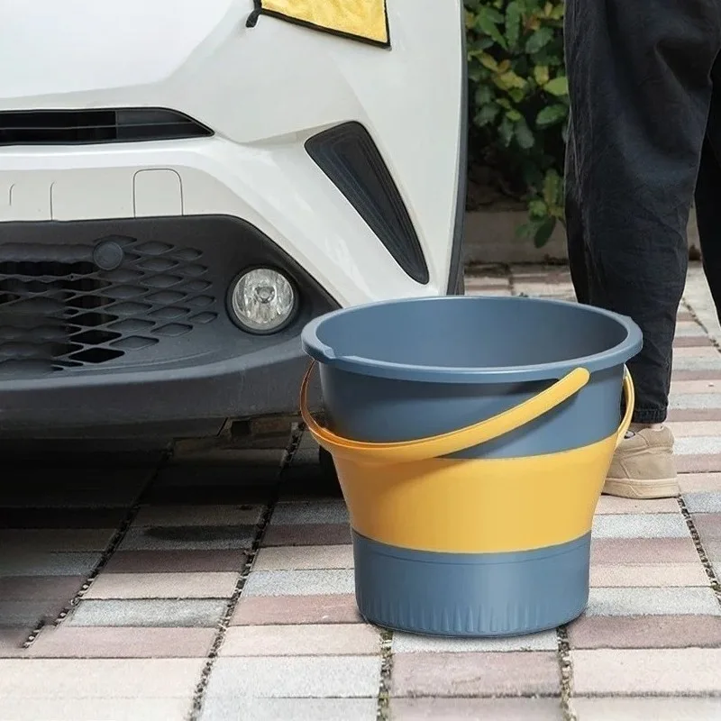 5L Foldable Bucket for Car Washing Thickened Plastic Durable Water Bucket Outdoor Portable Fishing Camping Bucket
5L Foldable Bucket for Car Washing Thickened Plastic Durable Water Bucket Outdoor Portable Fishing Camping Bucket