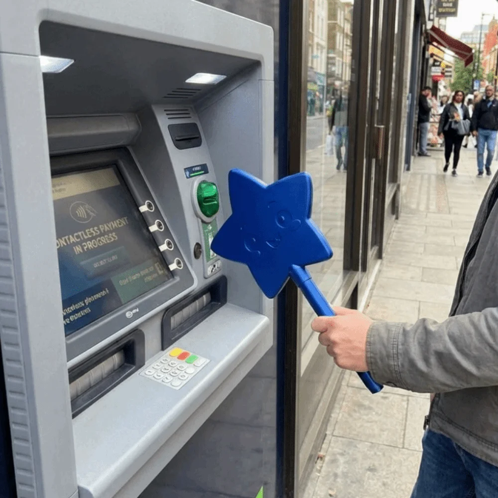 Portable 3D Printed Wand Tap To Pay Cute Decorative Contactless Credit Card Holder Funny Lightweight Star Magic Wand Holder
Portable 3D Printed Wand Tap To Pay Cute Decorative Contactless Credit Card Holder Funny Lightweight Star Magic Wand Holder