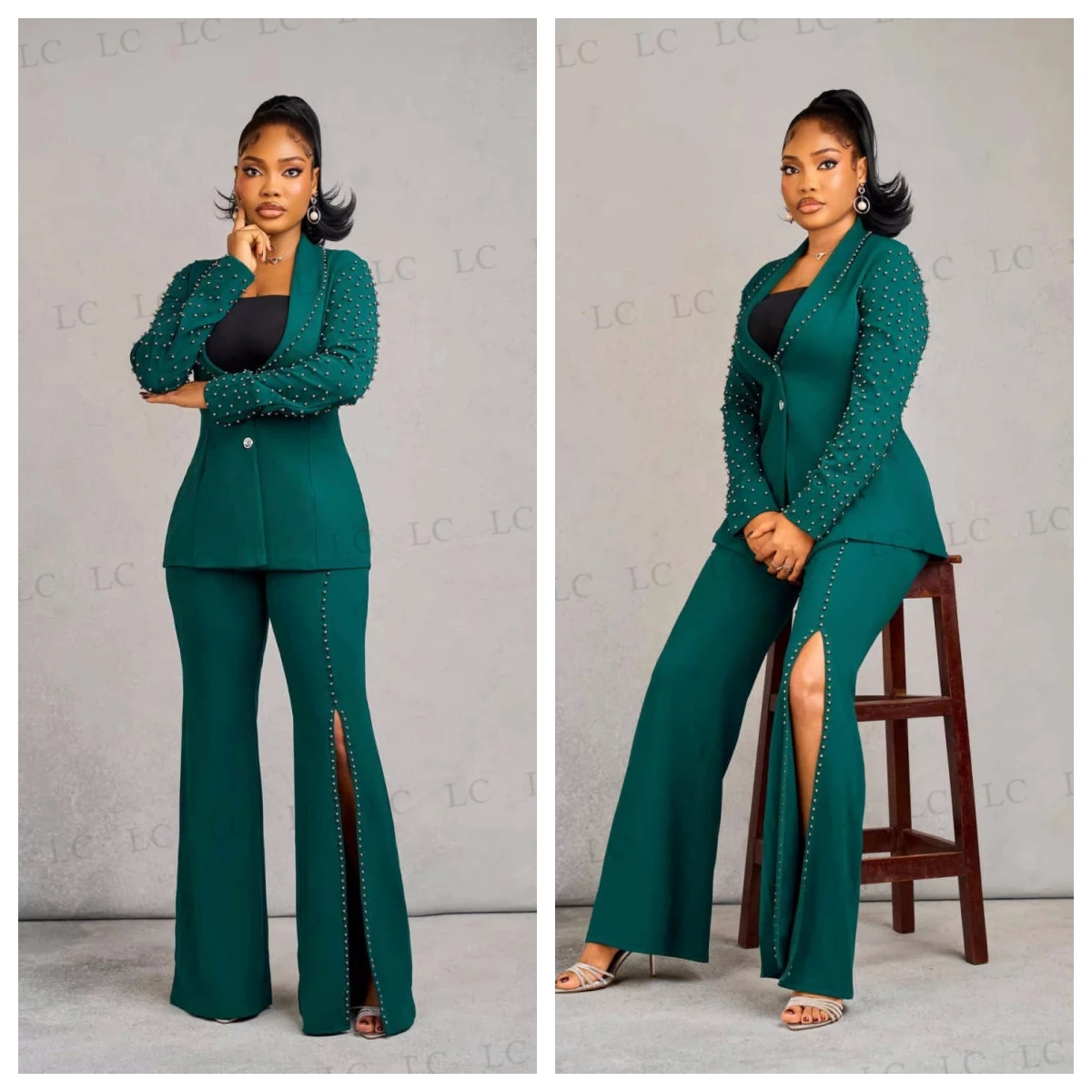 classic Women Suits 2 Pieces One Button Beads Wedding Slim Slits Sheer Lapel Pearls Party Slim Plus Size Mother Bride Tailored
classic Women Suits 2 Pieces One Button Beads Wedding Slim Slits Sheer Lapel Pearls Party Slim Plus Size Mother Bride Tailored