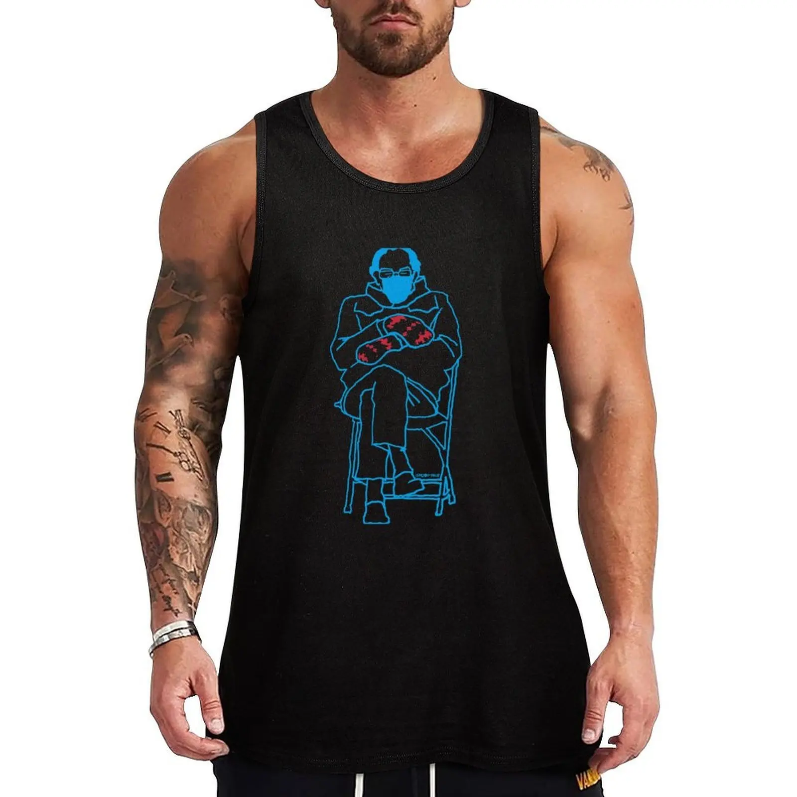 Bernie with Mittens Tank Top Street Casual Tank Top Urban Sleeveless Shirt
Bernie with Mittens Tank Top Street Casual Tank Top Urban Sleeveless Shirt