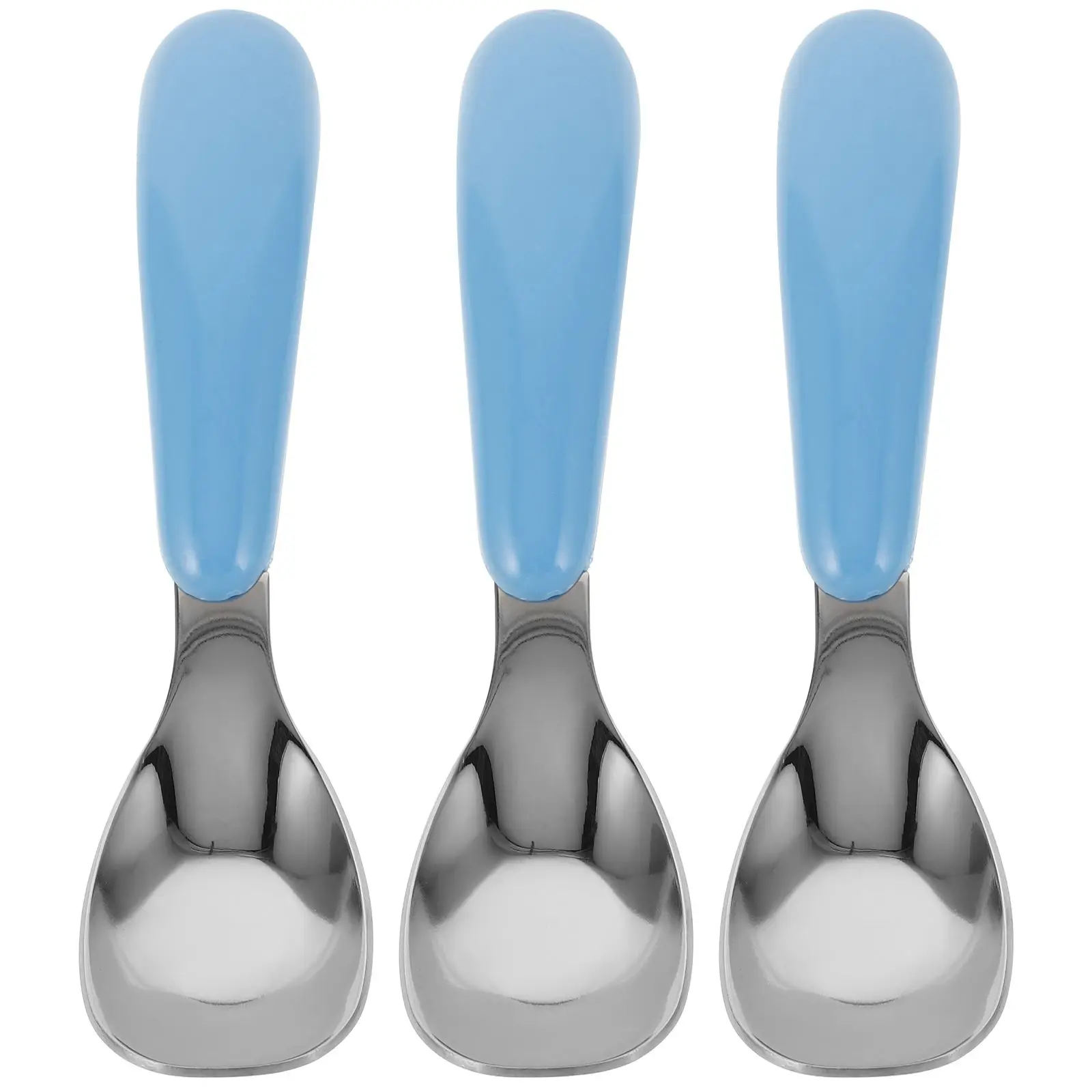 3 Pcs Baby Feeding Spoons Stainless Steel Children Yuanbao Toddler Kids Metal Spoon Safe Durable Round Handle Training Spoon
3 Pcs Baby Feeding Spoons Stainless Steel Children Yuanbao Toddler Kids Metal Spoon Safe Durable Round Handle Training Spoon