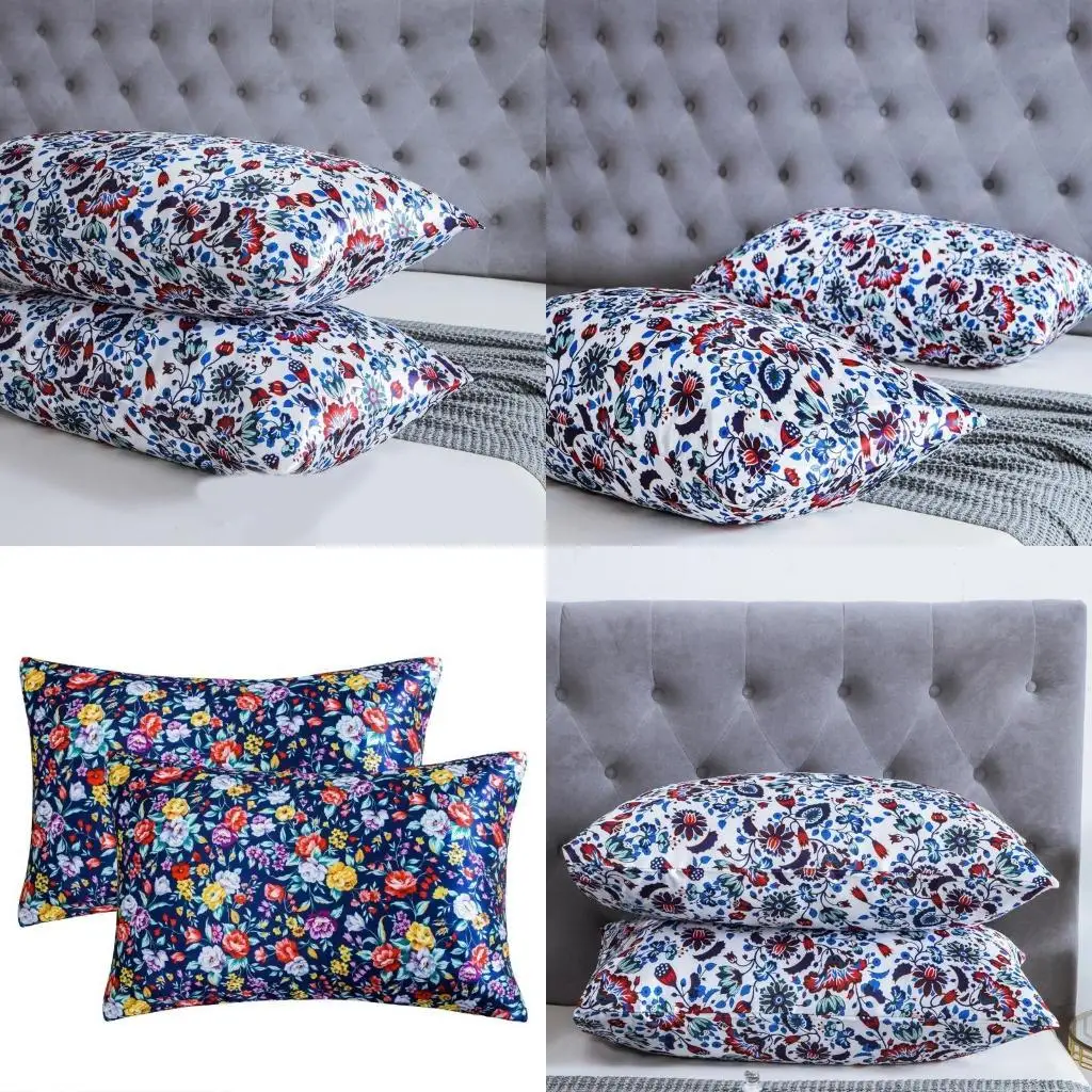 Printeds Satins Pillow Protectors Set 51x66cm Soft Texture for Comfortable Sleep X3UC
Printeds Satins Pillow Protectors Set 51x66cm Soft Texture for Comfortable Sleep X3UC