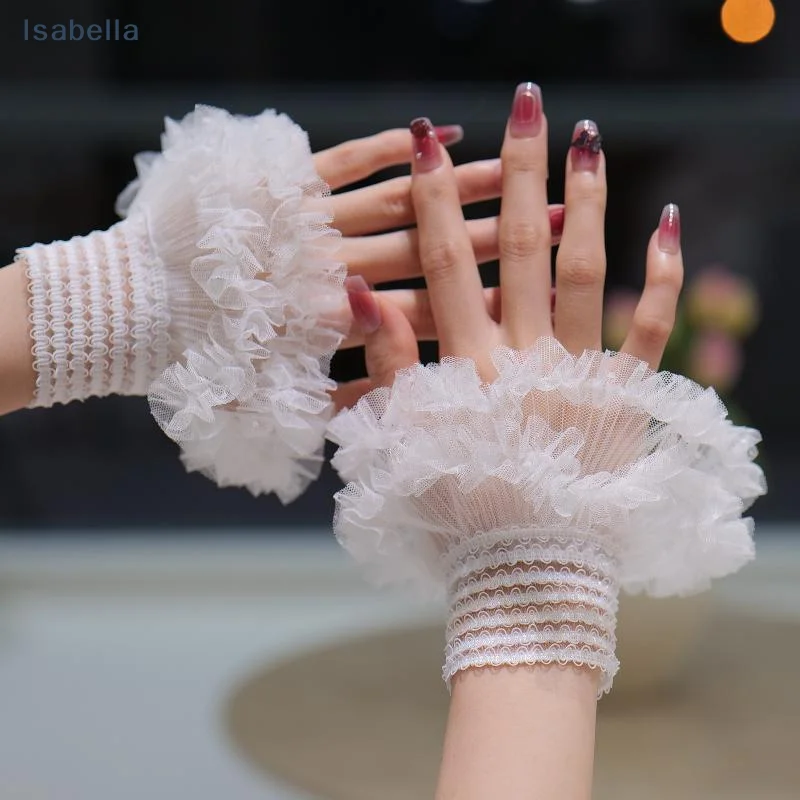 ♩Manicure Sleeve For Nail Art Lace Fake Pleated Cuff Manicure Photography Props Fake Sleeves Nails Accessories Supplies Charm
♩Manicure Sleeve For Nail Art Lace Fake Pleated Cuff Manicure Photography Props Fake Sleeves Nails Accessories Supplies Charm