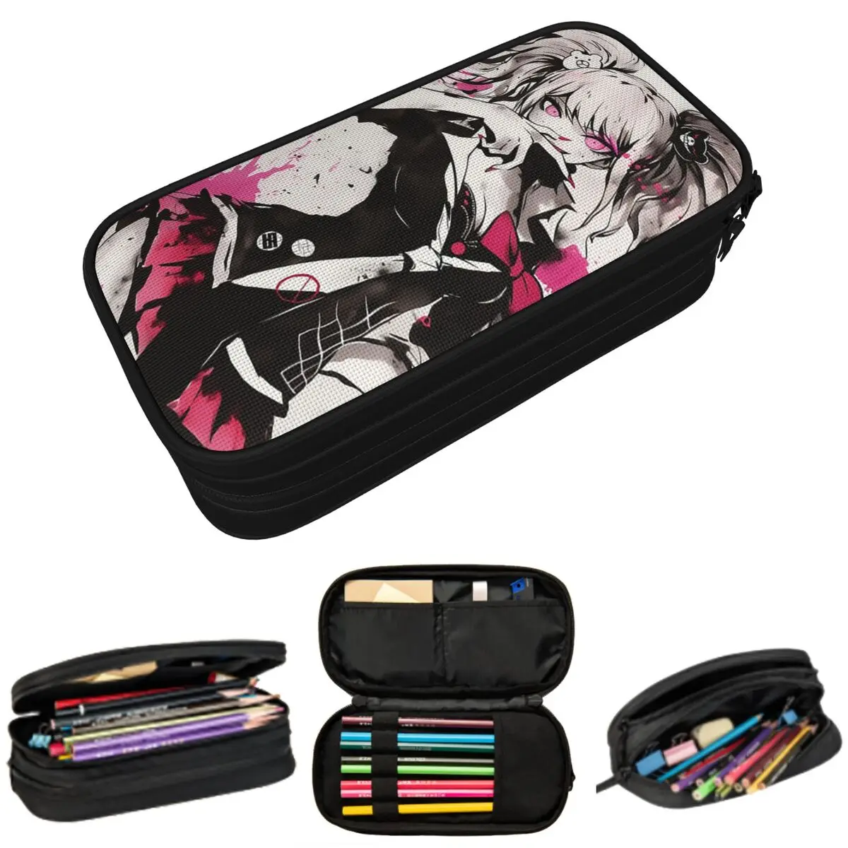 Junko Enoshima Anime Danganronpa Pencil Case for Boy Girl Gifts Pen Box Pencil Bag Stationery Supplies Pen Holder Bag
Junko Enoshima Anime Danganronpa Pencil Case for Boy Girl Gifts Pen Box Pencil Bag Stationery Supplies Pen Holder Bag