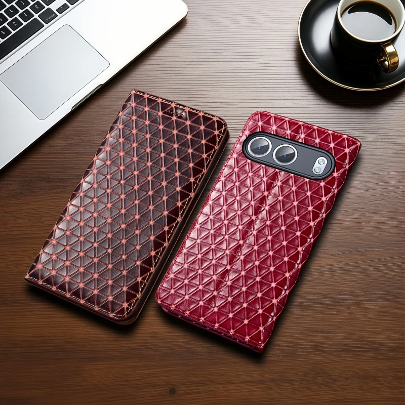 Grid Pattern Genuine Leather Magnetic Flip Phone Case For OnePlus Nord 2 2T 3 CE 2 3 4 Lite Ace 2 2V 3 3V 5 Pro Wallet Cover
Grid Pattern Genuine Leather Magnetic Flip Phone Case For OnePlus Nord 2 2T 3 CE 2 3 4 Lite Ace 2 2V 3 3V 5 Pro Wallet Cover