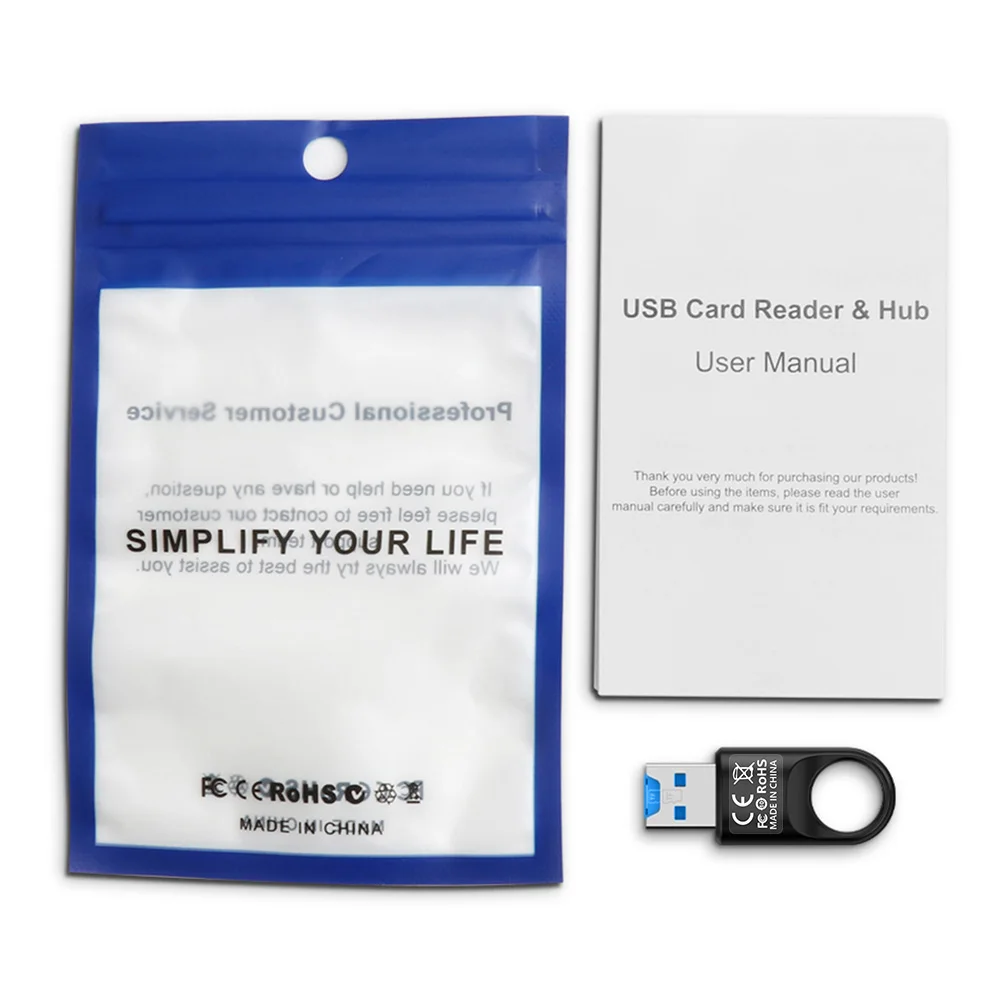 1-5PCS Flash Memory Card Adapter Hub High Speed Memory Card Reader USB 3.0 for PC/Laptop/Smart Phone/Driving Recorder
1-5PCS Flash Memory Card Adapter Hub High Speed Memory Card Reader USB 3.0 for PC/Laptop/Smart Phone/Driving Recorder