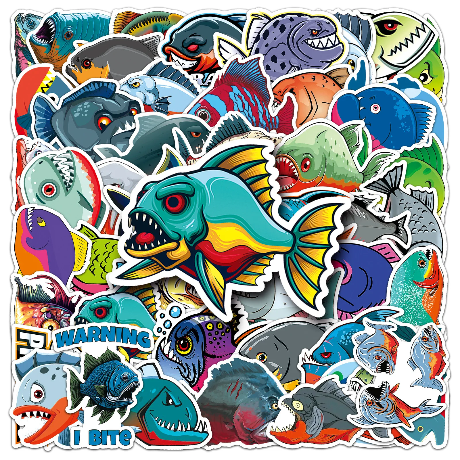 50Pcs Fierce Piranha Series Graffiti Stickers Suitable for Laptop Helmets Desktop Decoration DIY Stickers Toys Wholesale
50Pcs Fierce Piranha Series Graffiti Stickers Suitable for Laptop Helmets Desktop Decoration DIY Stickers Toys Wholesale