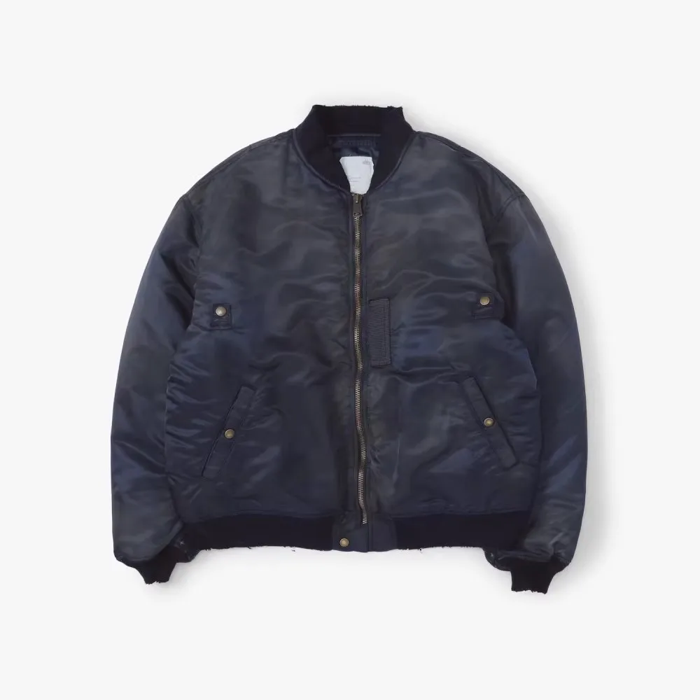 Japanese Dark Blue MADNESS Flight Pilot Zipper Jackets Men Women High Quality Streetwear MDNS Loose Jacket Baggy Coat Winter
Japanese Dark Blue MADNESS Flight Pilot Zipper Jackets Men Women High Quality Streetwear MDNS Loose Jacket Baggy Coat Winter