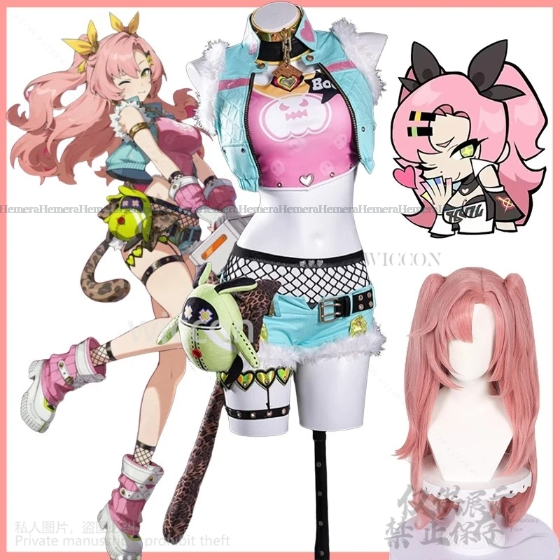 Game Zenless Zone Zero Nicole Demara Cosplay New Costume Cute Sweet Uniform Sexy Pants Wigs For Girls Woman Cos Customized
Game Zenless Zone Zero Nicole Demara Cosplay New Costume Cute Sweet Uniform Sexy Pants Wigs For Girls Woman Cos Customized