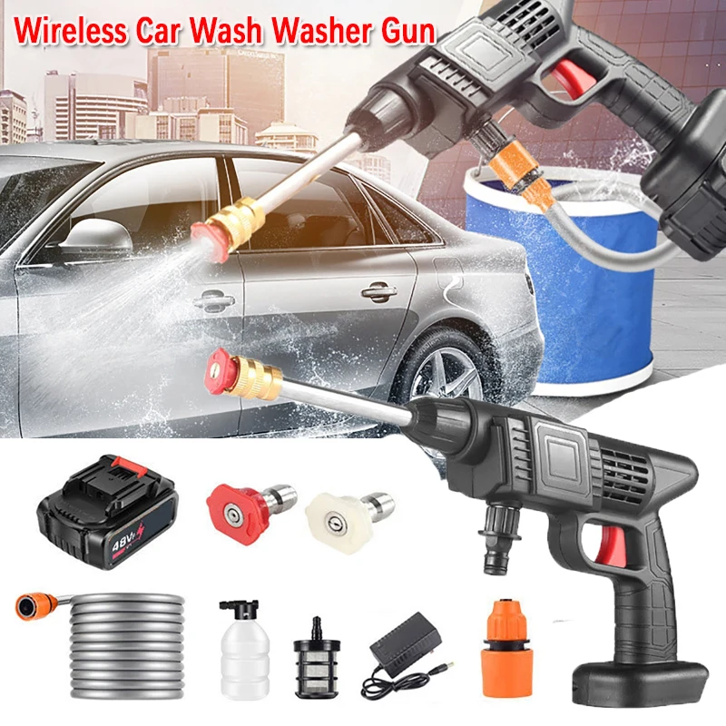 Cordless Car Washing Machine High Pressure 1500mah 3000mAh Wireless Handheld Foam Generator Water Gun Car Washing Machine Kit
Cordless Car Washing Machine High Pressure 1500mah 3000mAh Wireless Handheld Foam Generator Water Gun Car Washing Machine Kit