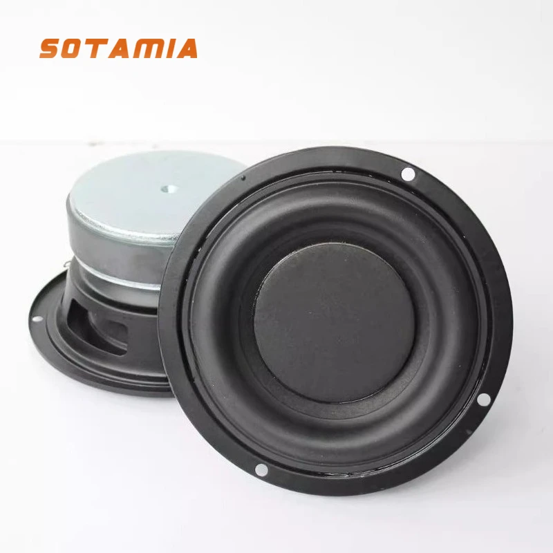 SOTAMIA 2 шт. 4,5-дюймовые басовые динамики 4 Ом 25 Вт, низкочастотные аудиодинамики, Hi-Fi громкоговорители, DIY Steel Cannon
SOTAMIA 2 шт. 4,5-дюймовые басовые динамики 4 Ом 25 Вт, низкочастотные аудиодинамики, Hi-Fi громкоговорители, DIY Steel Cannon