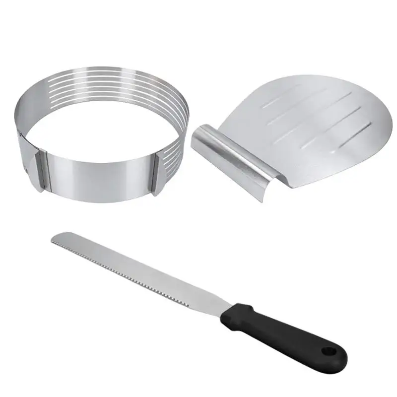 Cake Ring Cutter Cake Slicer Easy-to-Use Cake Cutter Slicer Stainless Steel Precise Cake Leveler & Slicer For Friends Christmas
Cake Ring Cutter Cake Slicer Easy-to-Use Cake Cutter Slicer Stainless Steel Precise Cake Leveler & Slicer For Friends Christmas