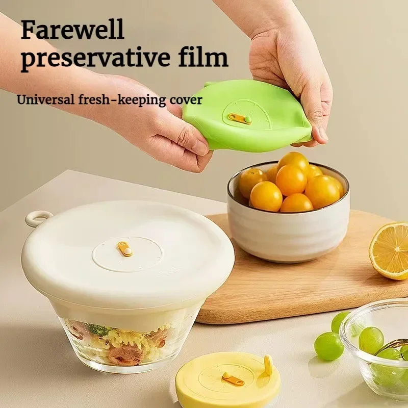Silicone Kitchen Utensils Fresh-keeping Stretch Universal Bowl Cover Refrigerator Microwave Oven Sealed Plates commercial
Silicone Kitchen Utensils Fresh-keeping Stretch Universal Bowl Cover Refrigerator Microwave Oven Sealed Plates commercial