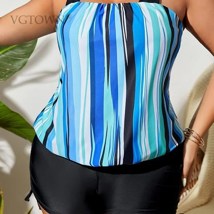 Plus Size Two Piece Swimsuits For Women Vintage Printed Patchwork Tankini Tops Skirts Beach Vacation Conservative Swimwear
Plus Size Two Piece Swimsuits For Women Vintage Printed Patchwork Tankini Tops Skirts Beach Vacation Conservative Swimwear