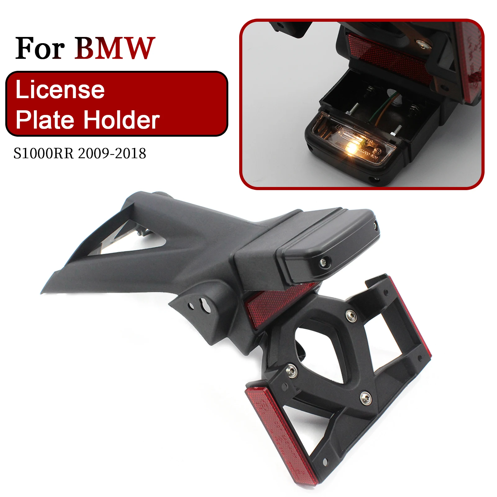 Motorcycle License Plate Holder For BMW S1000RR S1000 RR 2009 2010 2011 2012 2013 2014 2015 2016 2017 2018 Rear Mudguard Fender
Motorcycle License Plate Holder For BMW S1000RR S1000 RR 2009 2010 2011 2012 2013 2014 2015 2016 2017 2018 Rear Mudguard Fender