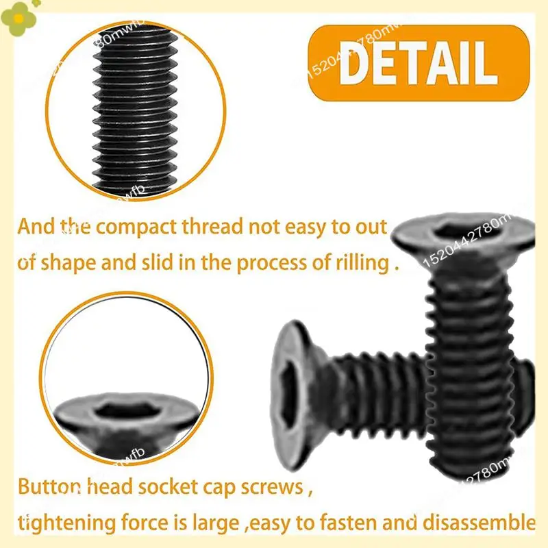 LDHL 1Set M 4 T-Nut Metric Camming Screw Black Compatible With Standard Rail Systems, With Thread Screws
LDHL 1Set M 4 T-Nut Metric Camming Screw Black Compatible With Standard Rail Systems, With Thread Screws