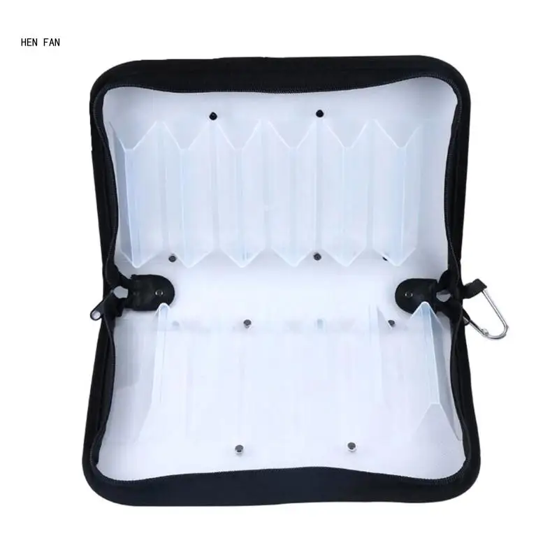 Squid Hooks Lures Visual Squid Jig Lure Hooks Storage Case with Two Way Zippers M89D
Squid Hooks Lures Visual Squid Jig Lure Hooks Storage Case with Two Way Zippers M89D
