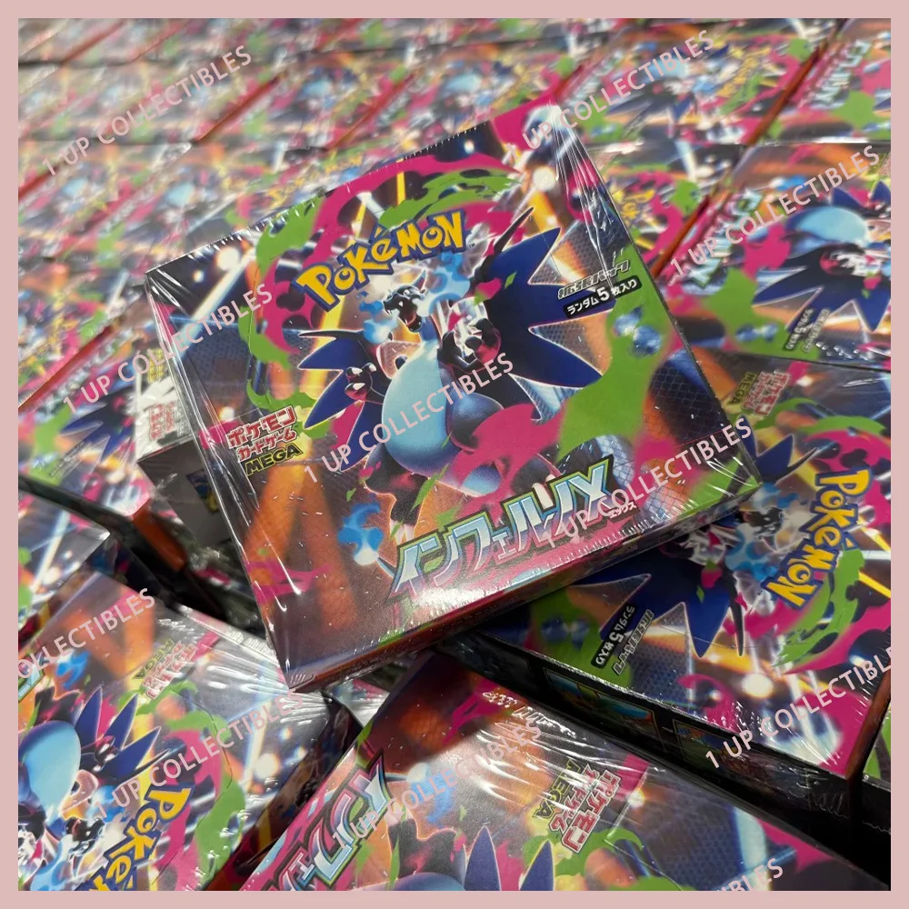 Оригинальные традиционные китайские коллекционные карточки MEGA M2, серия карт Inferno X PTCG, Vol.2 Japan Booster Box, коллекционные коллекционные карты
Оригинальные традиционные китайские коллекционные карточки MEGA M2, серия карт Inferno X PTCG, Vol.2 Japan Booster Box, коллекционные коллекционные карты