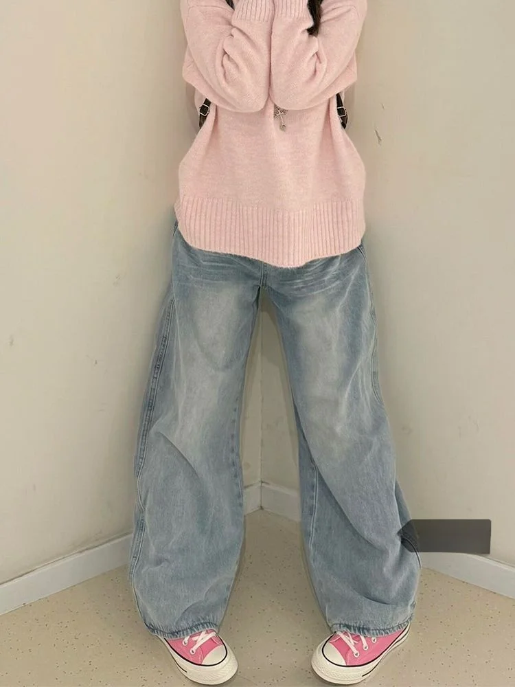 Summer New Women's Straight Leg Jeans Large Size Low Waist Pocket Detail Drapey Denim Floor Length Pants Casual Shape Memory
Summer New Women's Straight Leg Jeans Large Size Low Waist Pocket Detail Drapey Denim Floor Length Pants Casual Shape Memory