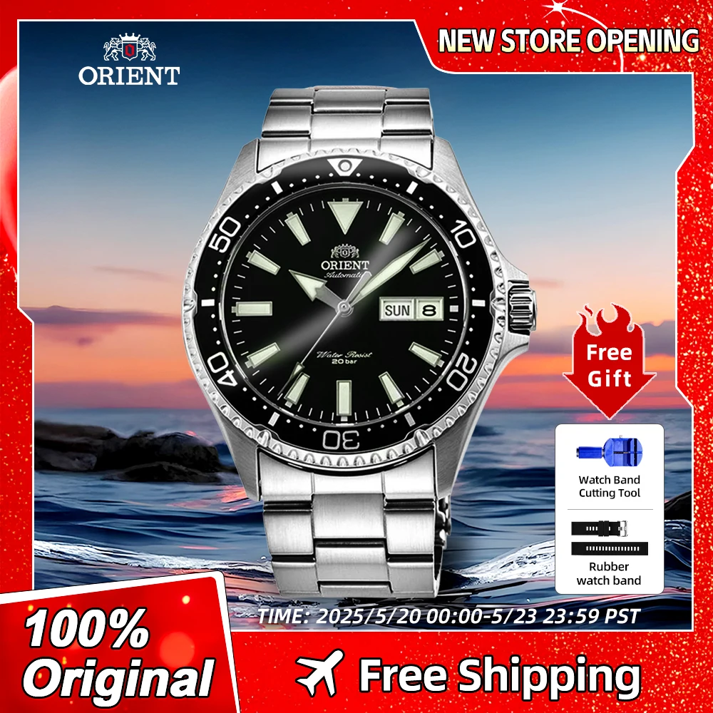 Original Japan Orient Watch Men Automatic Mechanical Watches 20Bar Waterproof Luminous Sport Stainless Steel Man Watchs
Original Japan Orient Watch Men Automatic Mechanical Watches 20Bar Waterproof Luminous Sport Stainless Steel Man Watchs