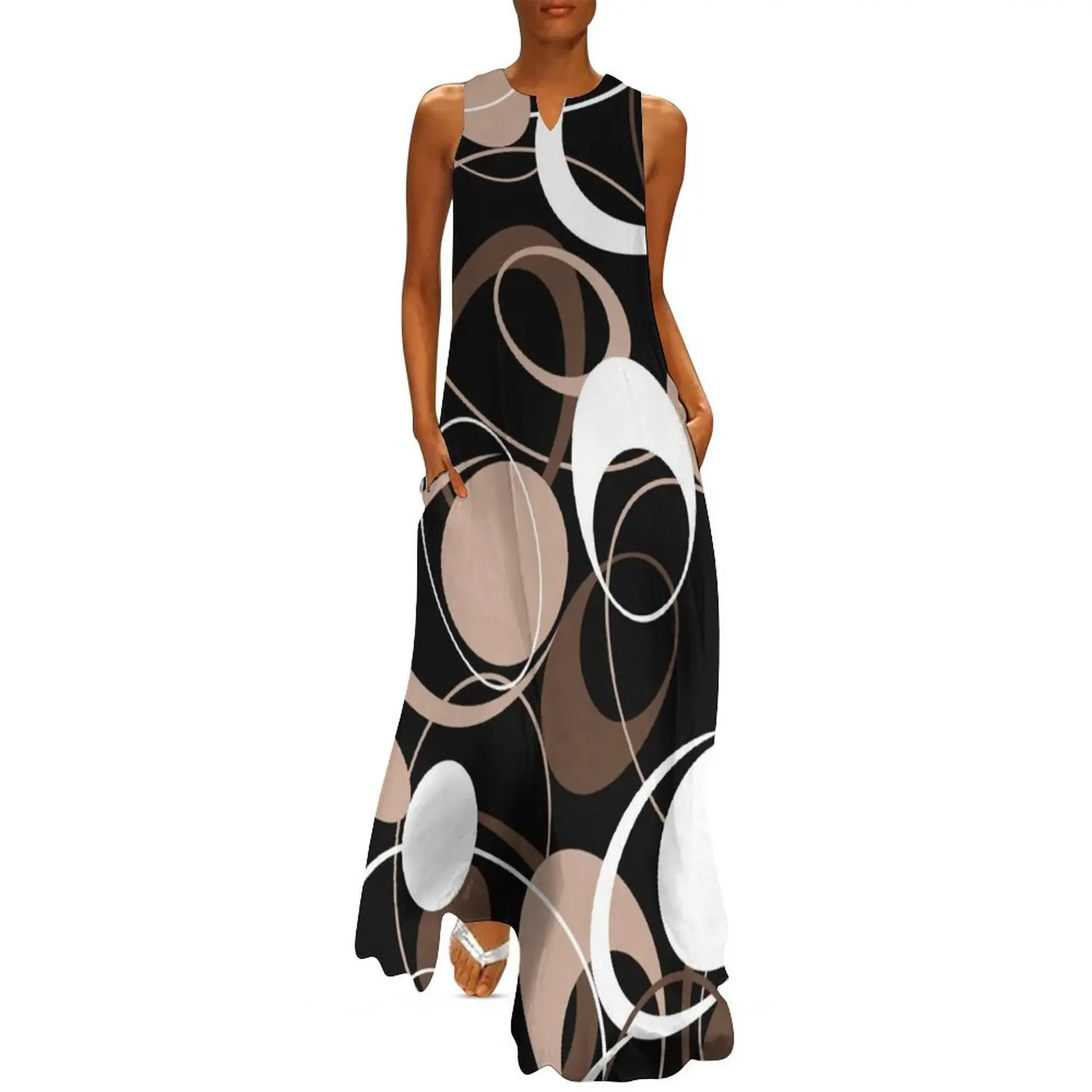 Retro 60s Ovals Long Dress Bridesmaid dress woman women's clothing korea stylish Evening dresses Dress
Retro 60s Ovals Long Dress Bridesmaid dress woman women's clothing korea stylish Evening dresses Dress