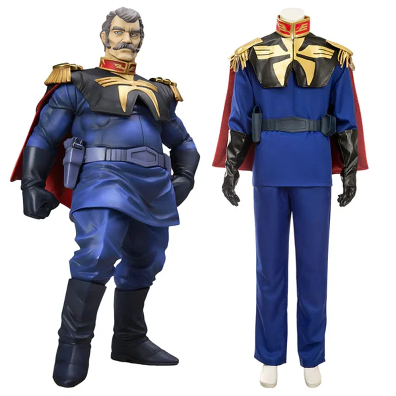 TV Ramba Ral Cosplay Costume Men Blue Uniform Full Set Halloween Party Carnival Outfits
TV Ramba Ral Cosplay Costume Men Blue Uniform Full Set Halloween Party Carnival Outfits