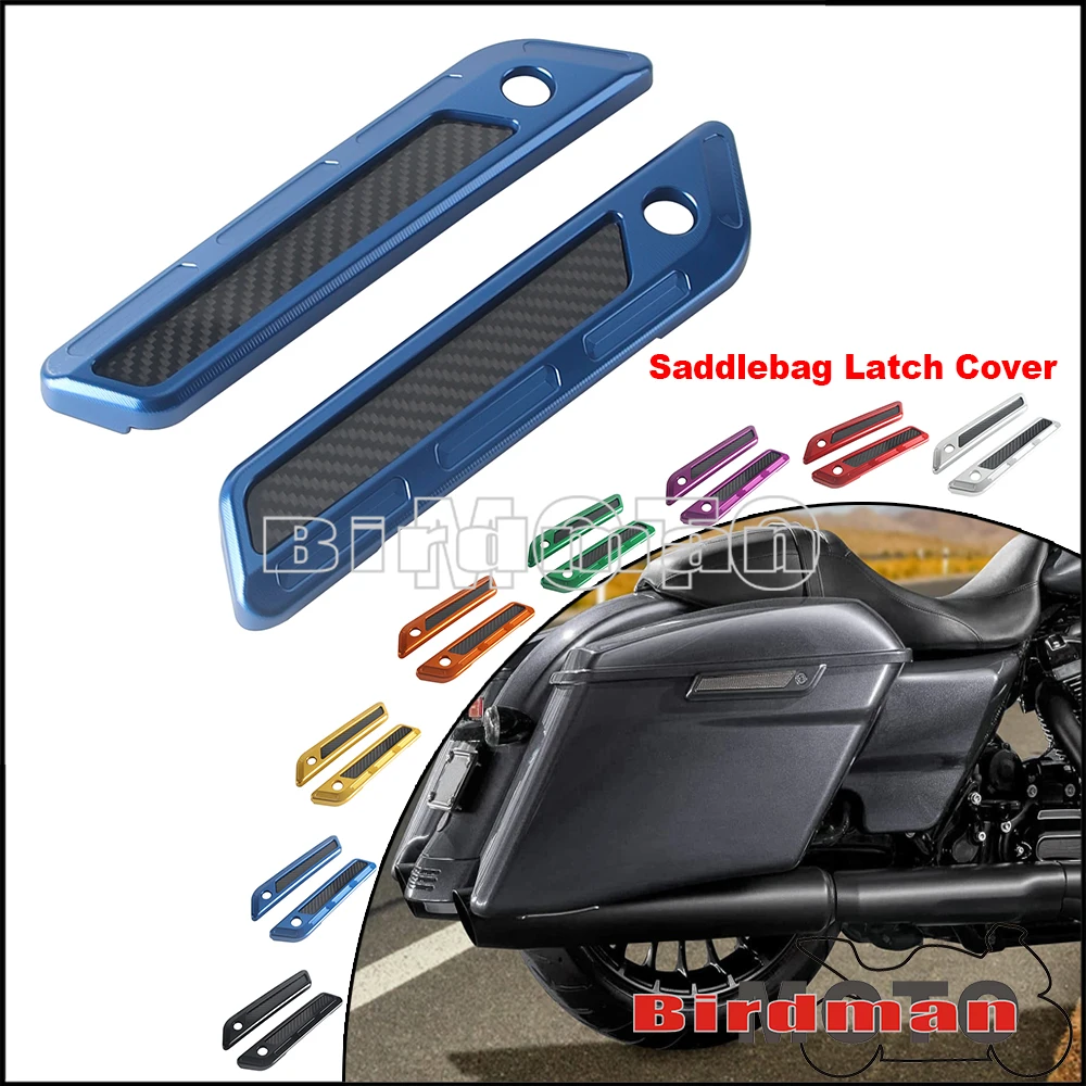 Reflective Saddlebag Lock Latch Cover T6061 CNC Carbon Fiber Protective For Harley FLHX FLHR FLTRX 14-23 Road King Special 14-24
Reflective Saddlebag Lock Latch Cover T6061 CNC Carbon Fiber Protective For Harley FLHX FLHR FLTRX 14-23 Road King Special 14-24