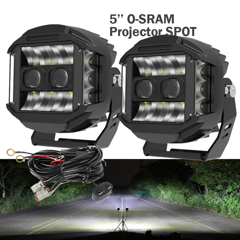 Off Road Bronco Accessories Truck Auxiliary Side Shooter Spot Light 4X4 LED Kit With DT Wire Harness For Ford Bronco 2021 2022
Off Road Bronco Accessories Truck Auxiliary Side Shooter Spot Light 4X4 LED Kit With DT Wire Harness For Ford Bronco 2021 2022