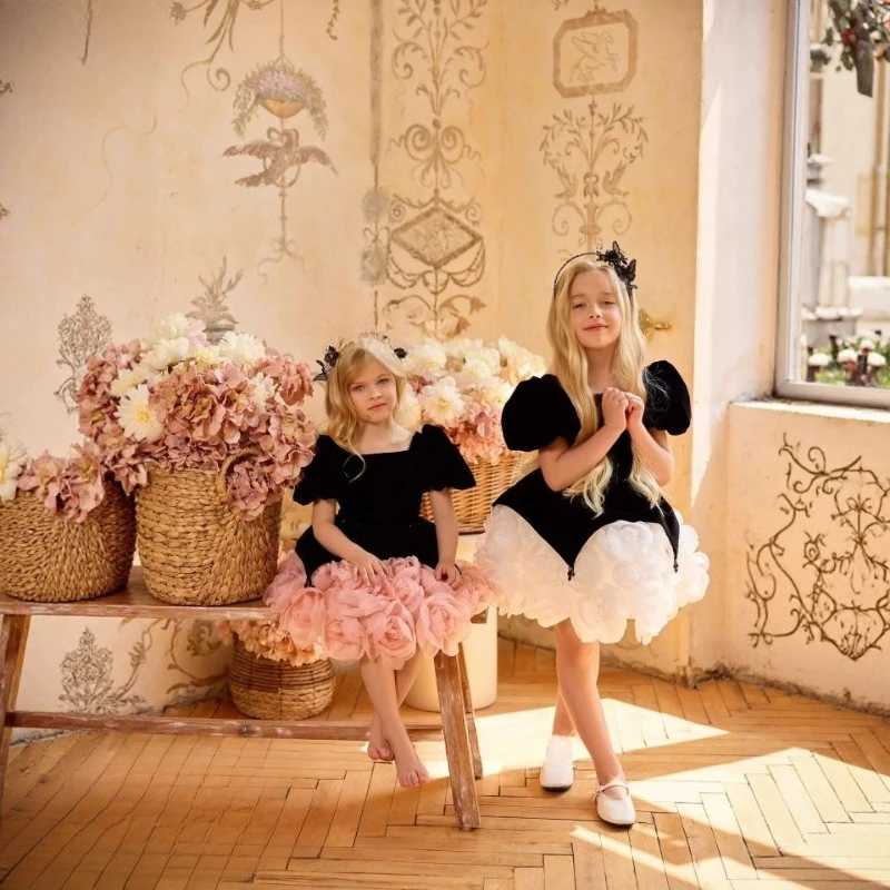 Girls Short Princess Dress Puffy Birthday Party Gown for Host Performance Pageant Flower Girl Wedding Evening Party Children
Girls Short Princess Dress Puffy Birthday Party Gown for Host Performance Pageant Flower Girl Wedding Evening Party Children