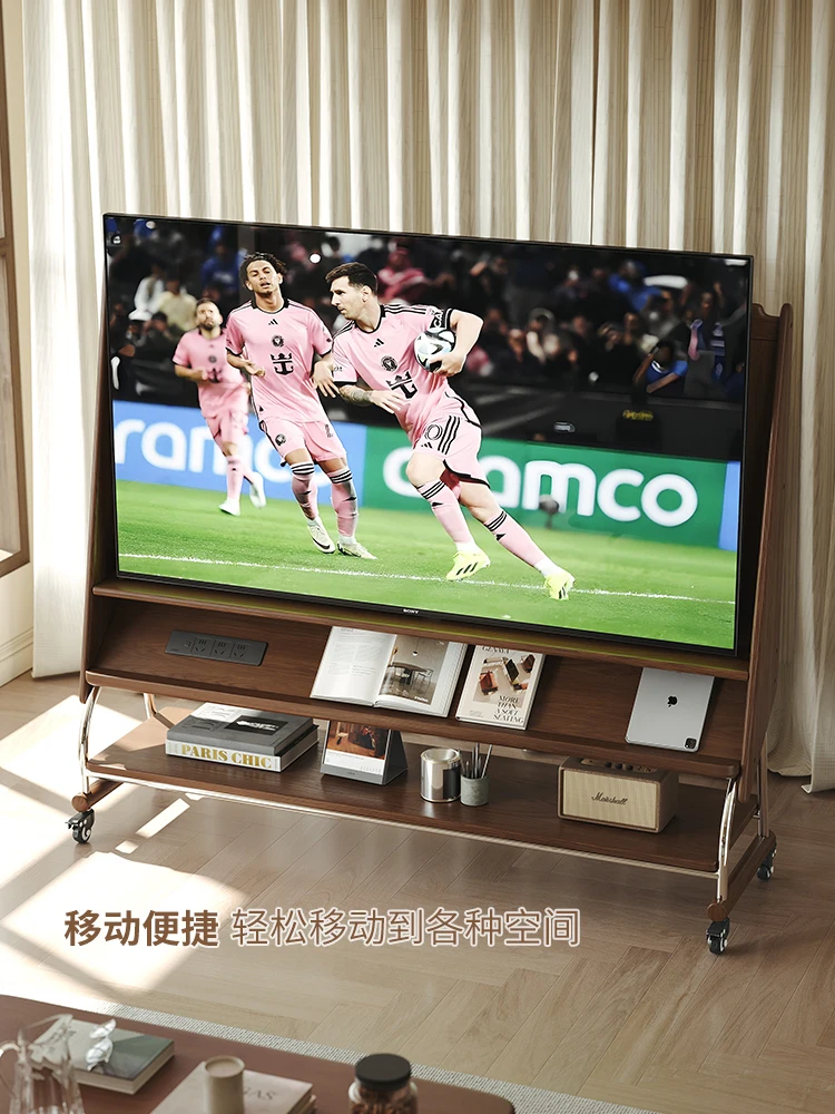 All solid wood oak removable TV cabinet living room small apartment walnut floor storage TV bracket
All solid wood oak removable TV cabinet living room small apartment walnut floor storage TV bracket