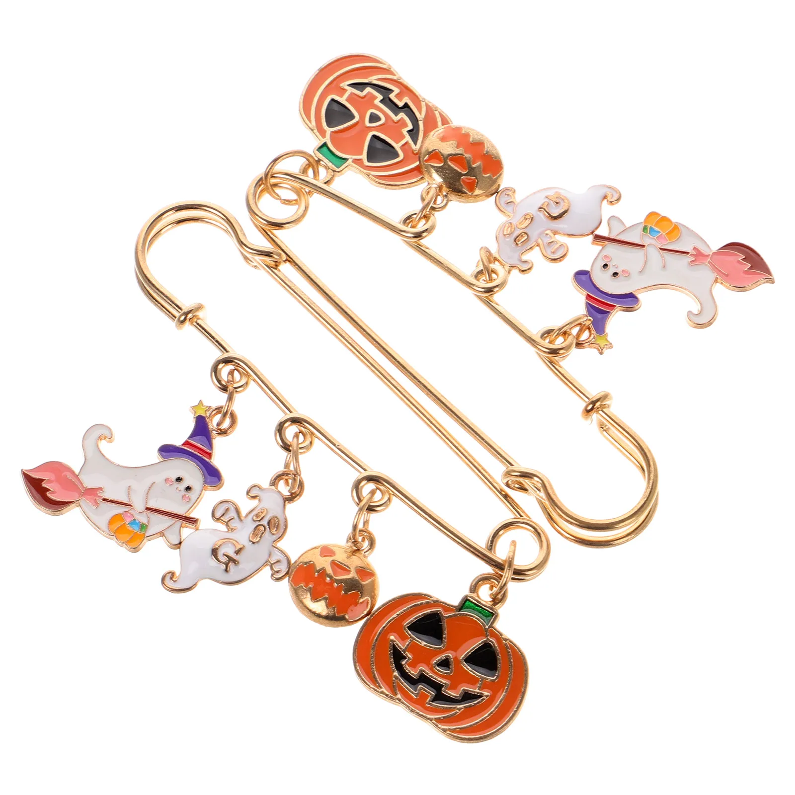 2pcs Pumpkin Brooch Fashion Alloy Cute Cartoon Halloween Ghost Pin Woman Badge Accessory Team Sport souvenir
2pcs Pumpkin Brooch Fashion Alloy Cute Cartoon Halloween Ghost Pin Woman Badge Accessory Team Sport souvenir