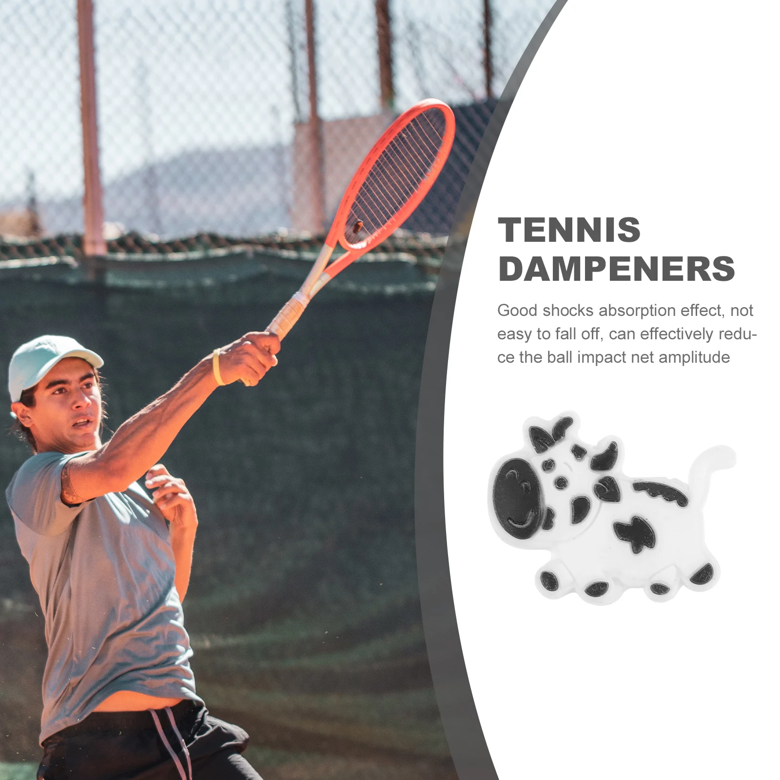 Tennis Racket Shock Absorber Shockproof Dampener for Animal Racquent Vibration Racquet Dampeners Dampers Rackets
Tennis Racket Shock Absorber Shockproof Dampener for Animal Racquent Vibration Racquet Dampeners Dampers Rackets