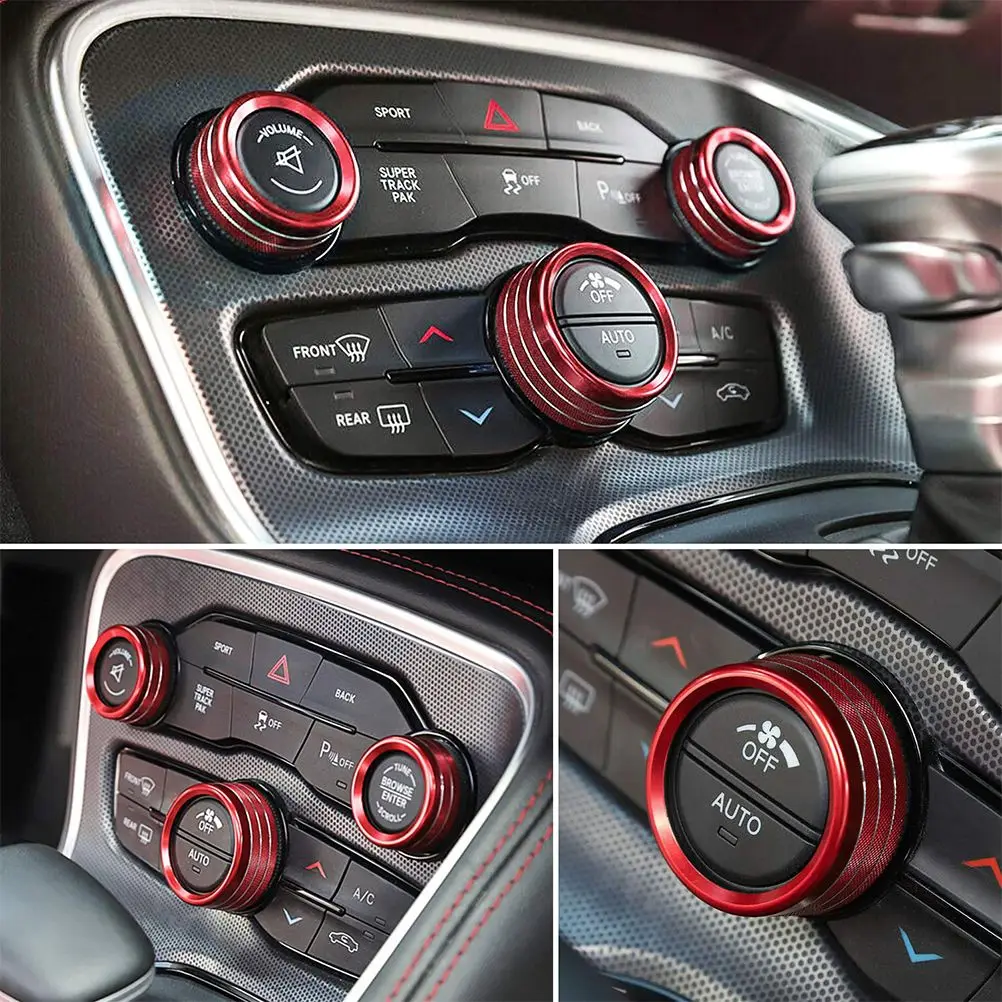 3 Pcs Air Conditioning Button Cover Aluminum Alloy Car Control Accessory Texture Workmanship Decorative Easy Installation Knob
3 Pcs Air Conditioning Button Cover Aluminum Alloy Car Control Accessory Texture Workmanship Decorative Easy Installation Knob