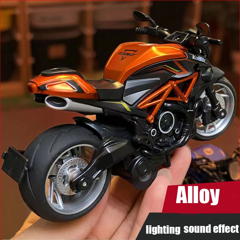 1:14 Simulation Motorcycle Pull Back Alloy Car Model Light Sound Effects Racing Motorcycle Collection Miniature Ornaments
1:14 Simulation Motorcycle Pull Back Alloy Car Model Light Sound Effects Racing Motorcycle Collection Miniature Ornaments