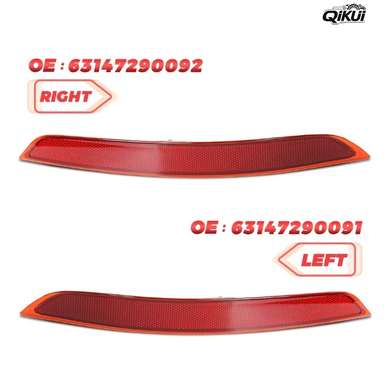 OE: 63147290091 63147290092 Rear Bumper Tail Light For BMW X5 F15 2014-2018 Turn Signal Reflector Parking Brake Fog Lamp Cover
OE: 63147290091 63147290092 Rear Bumper Tail Light For BMW X5 F15 2014-2018 Turn Signal Reflector Parking Brake Fog Lamp Cover