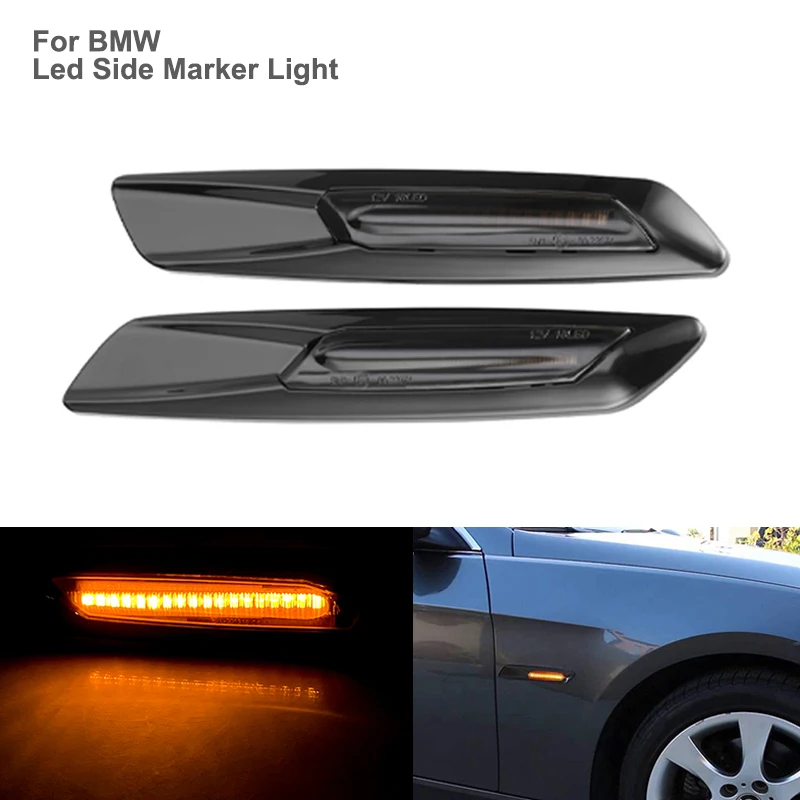 For BMW 5 Series F10 F11 2011-2013 Turn Signal Lamp Car Front Side Marker Light Fender Light Bright Black Fender Turn Signal
For BMW 5 Series F10 F11 2011-2013 Turn Signal Lamp Car Front Side Marker Light Fender Light Bright Black Fender Turn Signal