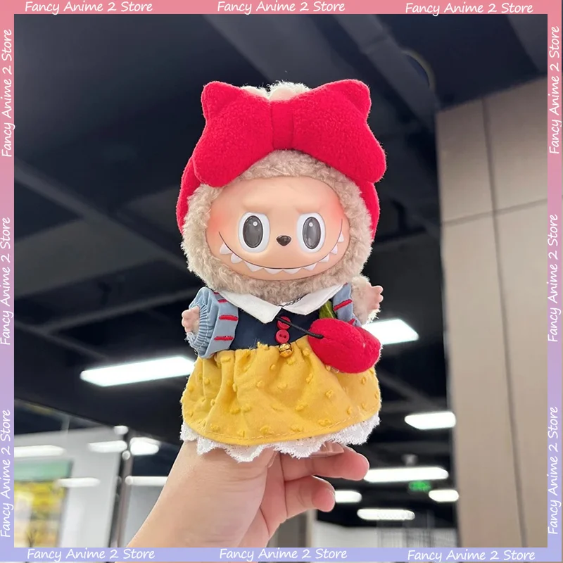 Одежда с рисунком Белоснежки, наряд для 17 см Labubu, модный плюшевый костюм куклы с бантами, головной убор, юбка в стиле принцессы, аксессуары для кукол
Одежда с рисунком Белоснежки, наряд для 17 см Labubu, модный плюшевый костюм куклы с бантами, головной убор, юбка в стиле принцессы, аксессуары для кукол