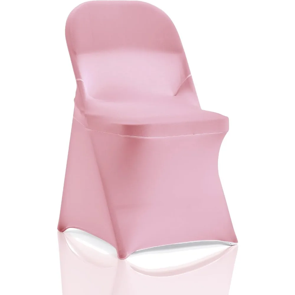 Stretch Spandex Folding Chair Covers Dusty Pink 20 PCS Dining Room Chair Slipcovers for Wedding Banquet Party
Stretch Spandex Folding Chair Covers Dusty Pink 20 PCS Dining Room Chair Slipcovers for Wedding Banquet Party