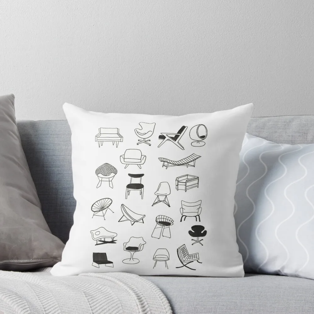 Mid Century Modern Chair Collection Throw Pillow Cushions Cover Cushions For Children Pillow Decor autumn decoration pillow
Mid Century Modern Chair Collection Throw Pillow Cushions Cover Cushions For Children Pillow Decor autumn decoration pillow