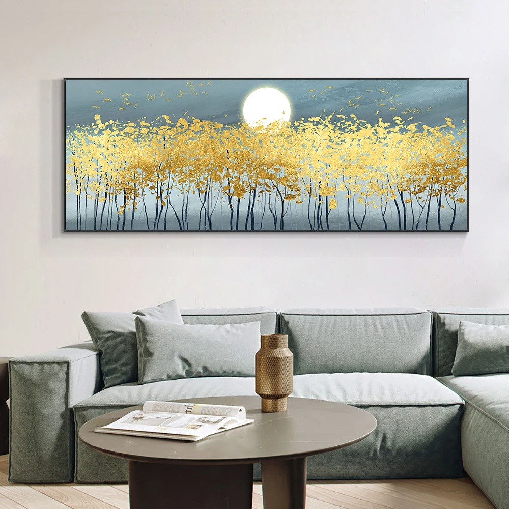 Abstract Golden Trees Moon Canvas Painting Modern Nordic Canvas Posters And Prints Wall Art For Room Home Wall Decoration
Abstract Golden Trees Moon Canvas Painting Modern Nordic Canvas Posters And Prints Wall Art For Room Home Wall Decoration