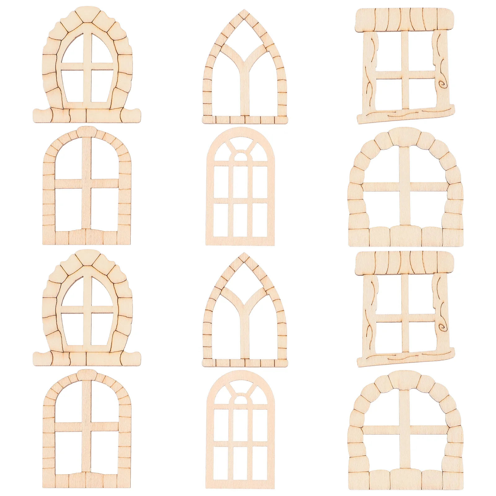 100Pcs Wooden Fairy Door Garden Gate Set Unfinished Miniature Decoration for DIY Outdoor Micro Landscape Fairy Bonsai
100Pcs Wooden Fairy Door Garden Gate Set Unfinished Miniature Decoration for DIY Outdoor Micro Landscape Fairy Bonsai