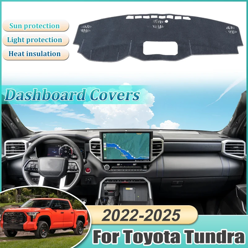 Dashboard Cover For Toyota Tundra XK70 2022~2025 Mat Carpet Pad Protection Shade Cape Anti-sun Cushion Car Sticker Accessories
Dashboard Cover For Toyota Tundra XK70 2022~2025 Mat Carpet Pad Protection Shade Cape Anti-sun Cushion Car Sticker Accessories